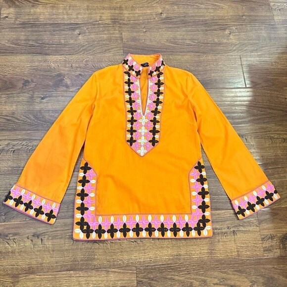 Vintage Boston Proper embroidered tunic - Picture 1 of 4